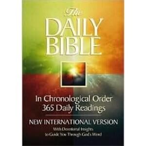 The Daily Bible NIV Chronological 365 Day Devotional Reading Plan NEW Sealed